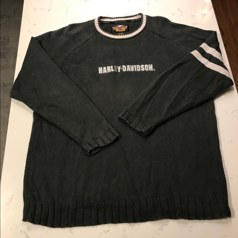 Vintage Harley Davidson Cotton Blend knit sweater